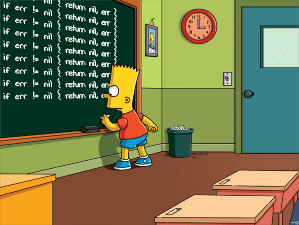 meme do bart escrevendo no quadro negro